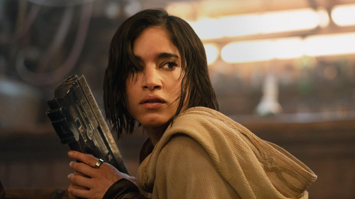  Sofia Boutella's Kora in Zack Snyder's Netflix movie Rebel Moon. 