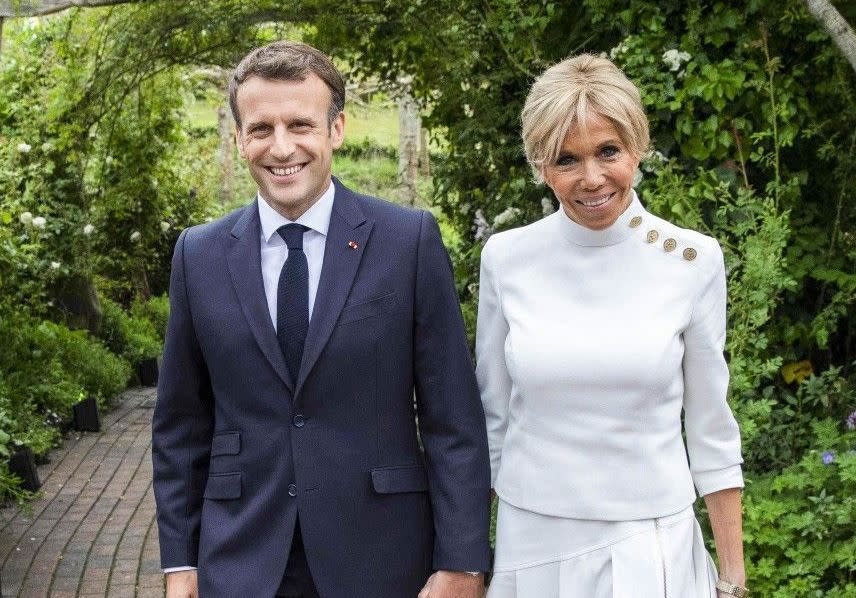 Emmanuel et Brigitte Macron rencontrent Kate Middleton et le prince William au G7