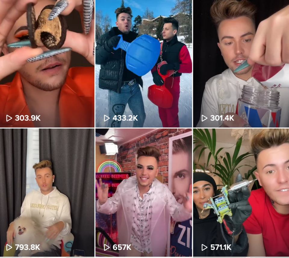 Comme un certain nombre de stars de YouTube, Benoît Chevalier a également rejoint TikTok, et a très vite gagné en popularité. Il propose des mini tutos beauté, mais aussi des petites blagues à ses proches, ou encore des moments de vie capturés. Il est très apprécié pour sa bonne humeur constante. © Capture d'écran TikTok