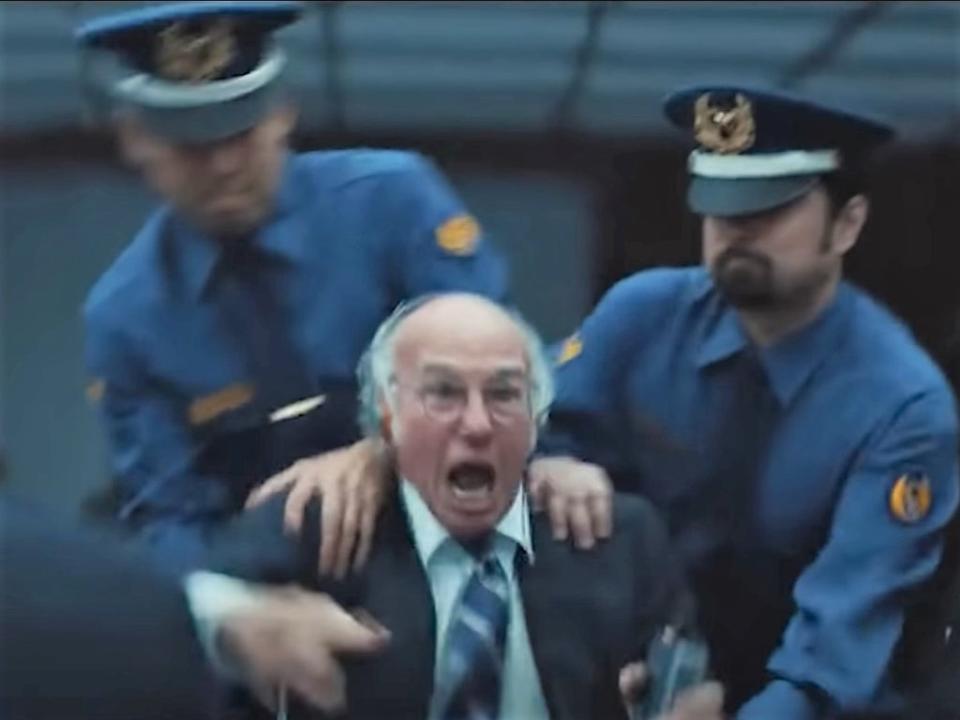 A Super Bowl ad for the FTX crypto exchange featured actor and comedian Larry David (FTX/ Screengrab/ YouTube)