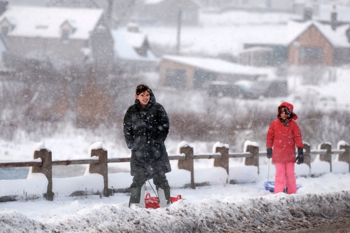 The UK is set for snow and could even be hit by freezing rain in what the Met Office calls a “rare” weather phenomenon (Getty Images)