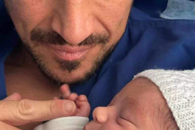 Peter and his wife Emily welcomed their third child together, Arabella Rose Andrea at the beginning of April