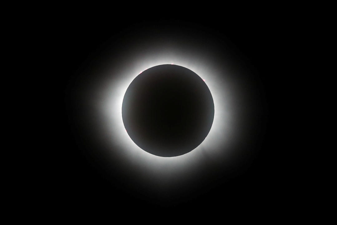 A view of the total solar eclipse from Mazatlán, Mexico. (Henry Romero/Reuters)
