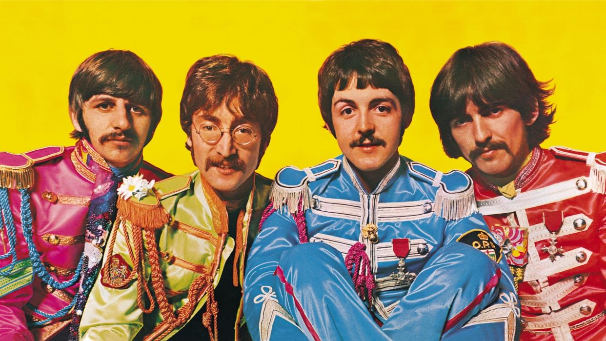 The gatefold to the Beatles' 'Sgt. Pepper's Lonely Hearts Club Band'