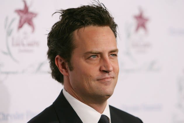 Matthew Perry on Oct. 14, 2006 in Beverly Hills, CA. - Credit: Michael Buckner/Getty Images