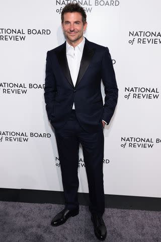 <p>Dimitrios Kambouris/Getty</p> Bradley Cooper, National Board Of Review 2024 Awards Gala at Cipriani 42nd Street