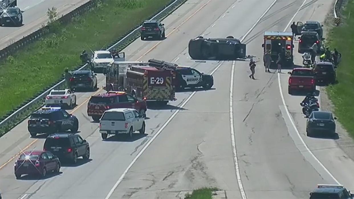 <div>Crash on I-94 westbound near CTH SS, Waukesha County</div>