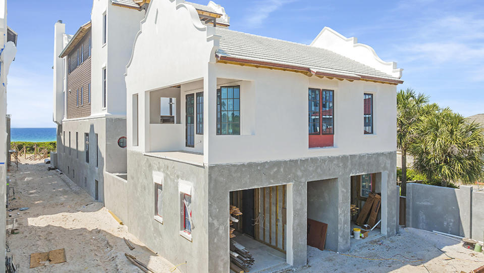 A rendering of the Seagrove Beach home’s living space. - Credit: Dave Warren Real Estate Photography