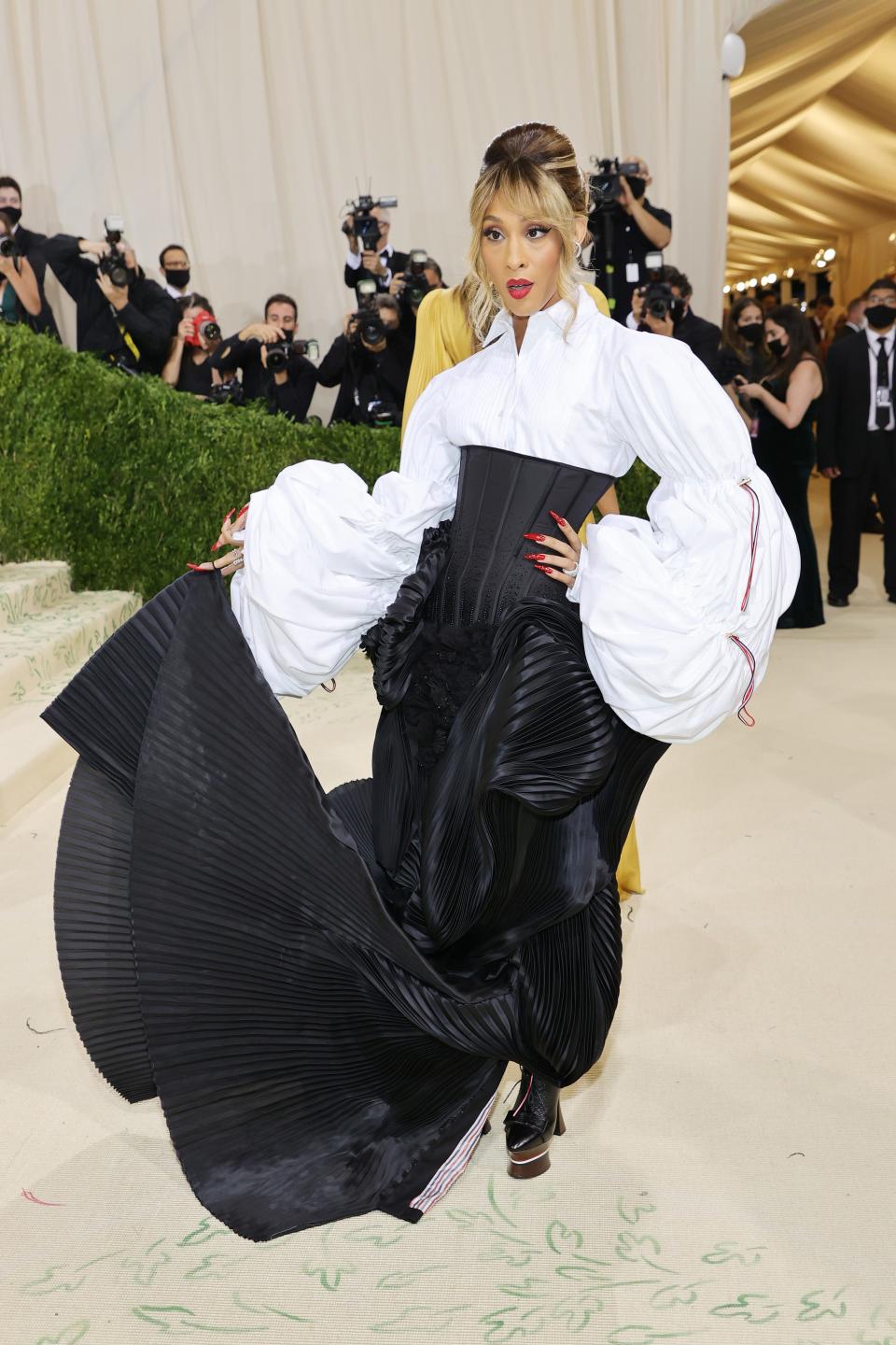 MJ Rodriguez attends the 2021 Met Gala.