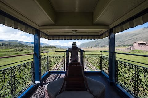 Andean Explorer's observation deck - Credit: Matt Crossick/Belmond