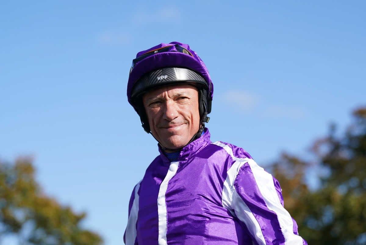 Frankie Dettori will race for the final time in Britain at Ascot (PA)