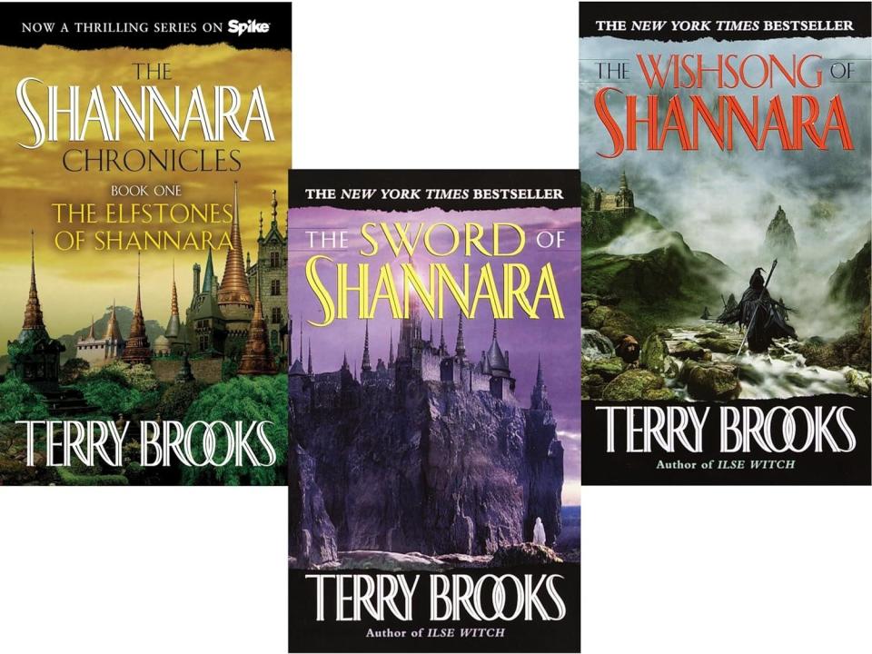 The Sword of Shannara series by Terry Brooks,  which inspired the TV series