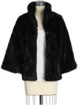 Tulle faux fur coat, $75.00.