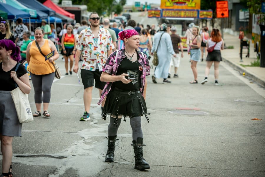 Grand Rapids Pride Festival on Saturday, June 22, 2024. (Michael Buck/WOOD TV8)