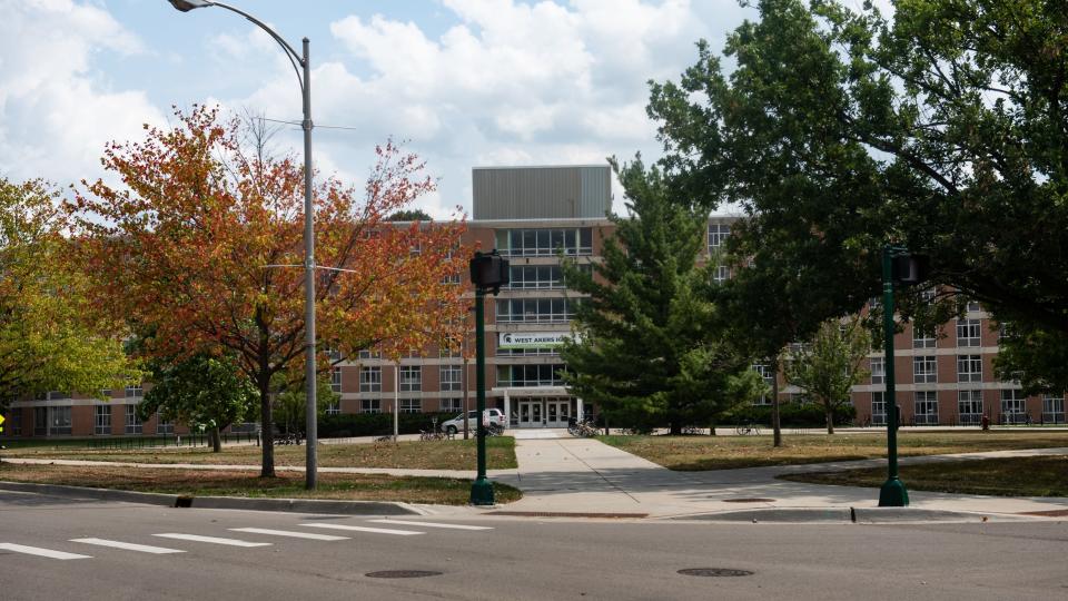 West Akers Hall, seen Thursday, Aug. 27, 2020.