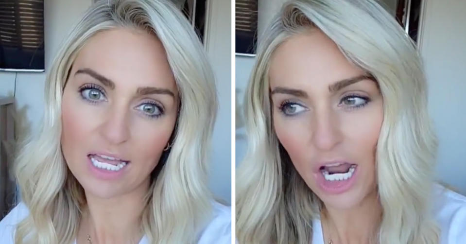 Screenshots from an Instagram video posted by Married At First Sight star Joanne Todd. Photo: Instagram/jotodd9.