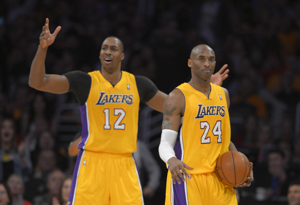 vDwight Howard opened up about how egos played a role in his first failed stint with the Lakers. (AP Photo/Mark J. Terrill)