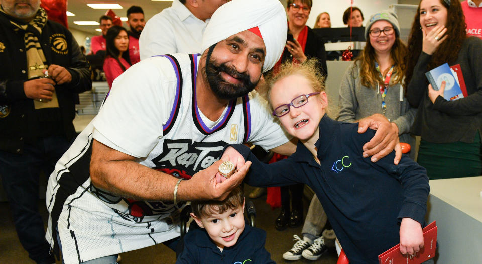 Nav Bhatia, not Vince Carter or Kyle Lowry, will be the first Toronto Raptors legend enshrined into the Basketball Hall of Fame. (Getty)