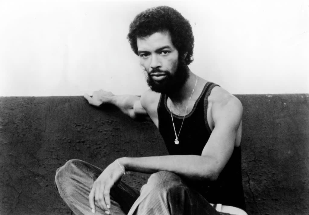 “A rat done bit my sister Nell/With Whitey on the moon/Her face and arms began to swell/And Whitey’s on the moon/I can’t pay no doctor bills/But Whitey’s on the moon/Ten years from now I’ll be paying still/While Whitey’s on the moon,” raps proto hip-hopper Gil Scott-Heron in 1970 amidst the Apollo lunar missions. (Photo by Michael Ochs Archives/Getty Images)