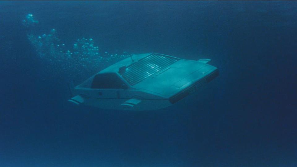 James Bond underwater car