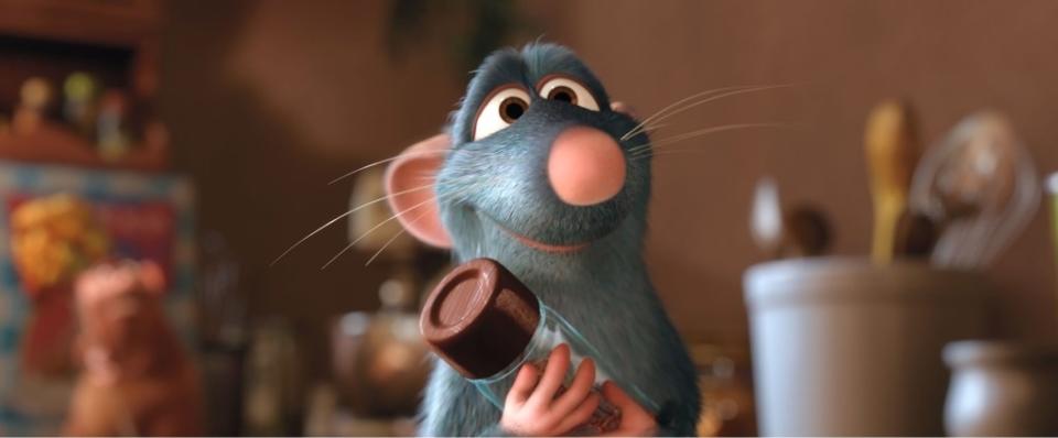 Patton Oswalt voices the character Remy in “Ratatouille.” ©Walt Disney Co./Courtesy Everett Collection