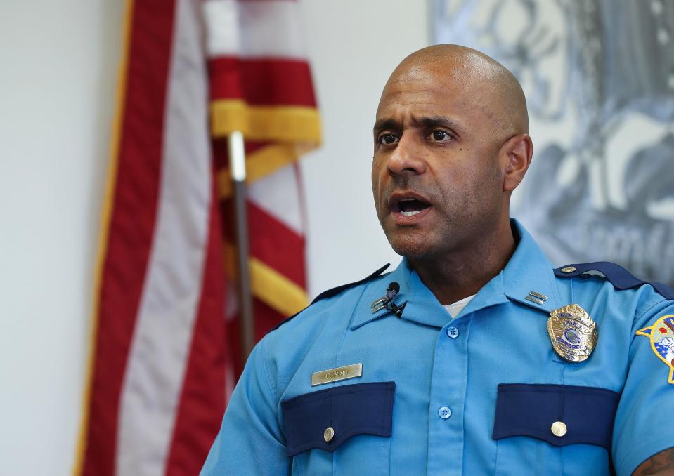 Capt. Cornelius "Moose" Sims of the Alaska State Troopers in Anchorage, Alaska, on Aug. 23, 2023.