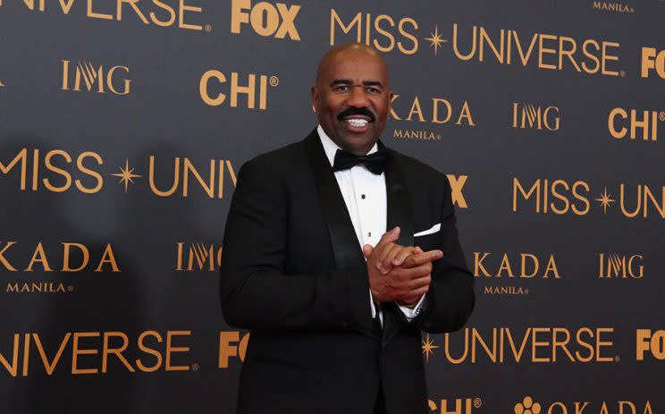 Steve Harvey sent a strongly worded note to his staff asking for personal space. (Photo: Getty Images)