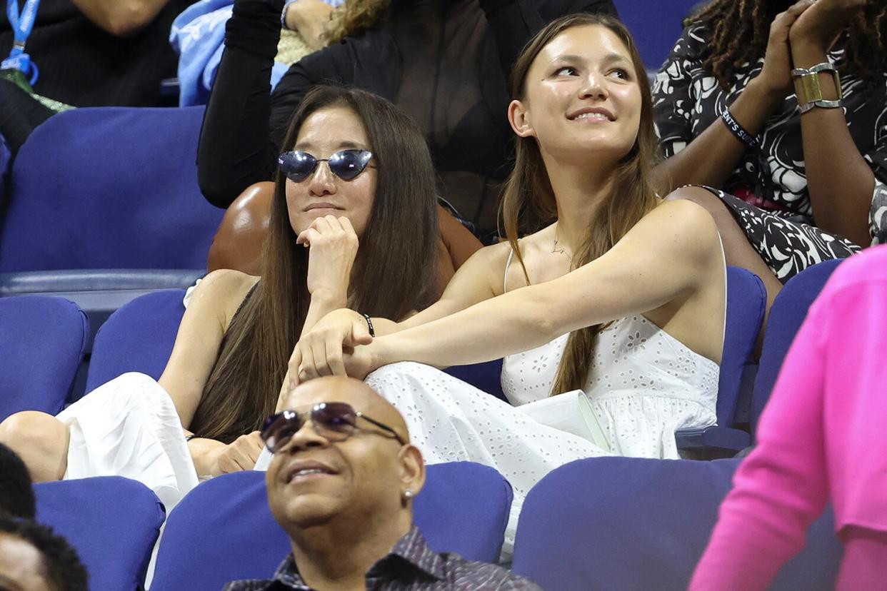 Vera Wang attends the victory of Serena Williams of USA on Day 1 of the US Open 2022, 4th Grand Slam of the season, at the USTA Billie Jean King National Tennis Center on August 29, 2022 in Queens, New York City.