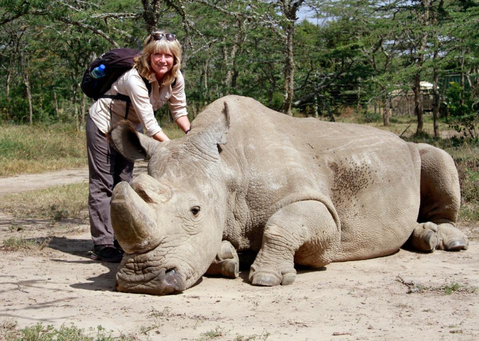 Sue Watt on a previous conservation trip in SudanWill Whitford