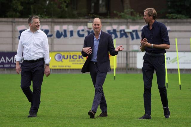 Duke of Cambridge visit to Dulwich Hamlet FC