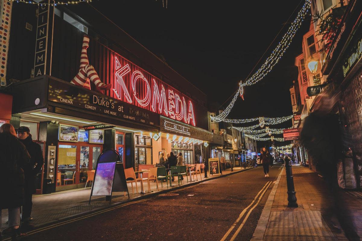Komedia in Gardner Street, Brighton, is turning 30 this month <i>(Image: Kaleidoshoots)</i>