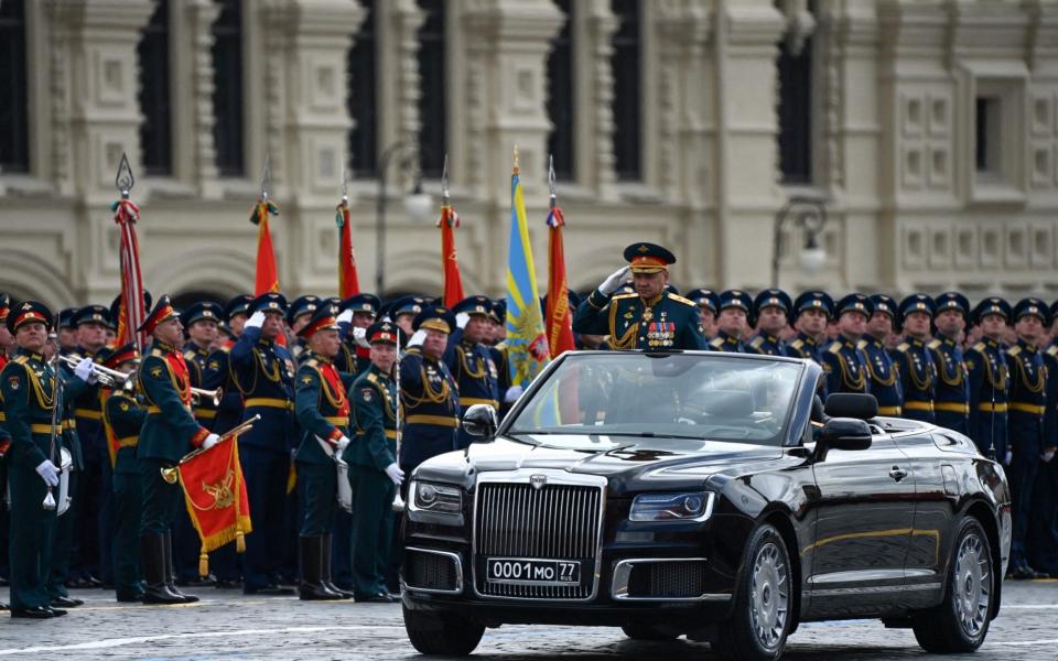 russian victory day parade vladimir putin red square ukraine moscow  - KIRILL KUDRYAVTSEV /AFP