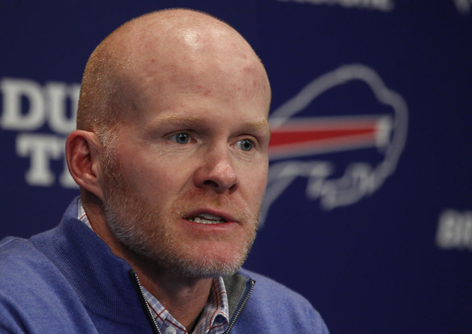 Buffalo Bills coach Sean McDermott got his team into the playoffs for the first time since 1999. (AP)