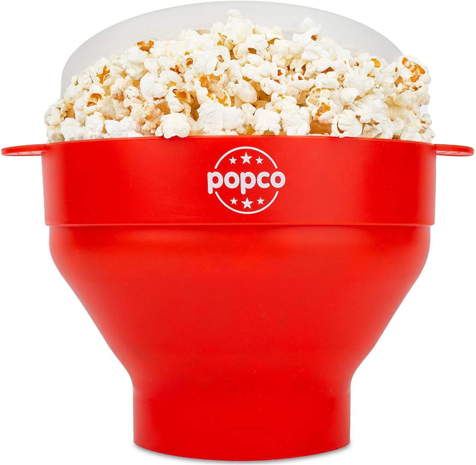 It makes perfect microwave popcorn every time. (Photo: Amazon)