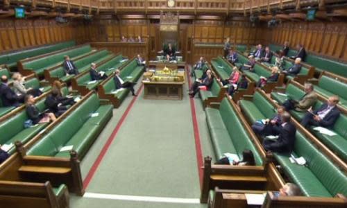 Commons chamber as MPs debate universal credit
