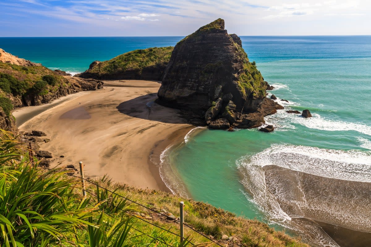 Piha Beach’s west coast in Auckland (Getty Images/iStockphoto)