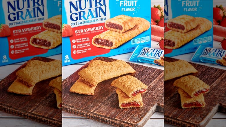 strawberry flavored Nutri-Grain bar