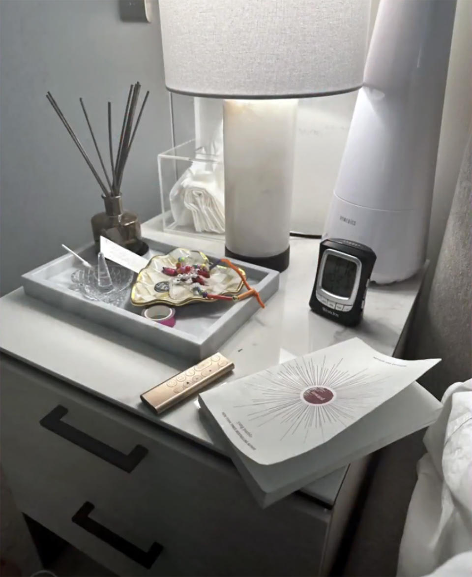 Hoda's nightstand. (TODAY)