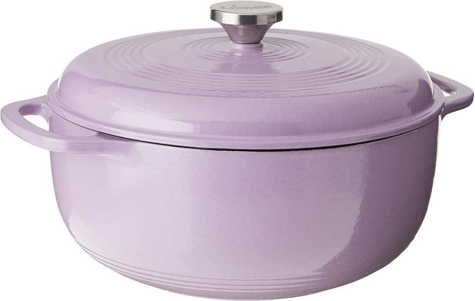 Lodge Enameled Cast Iron Dutch Oven, Lilac