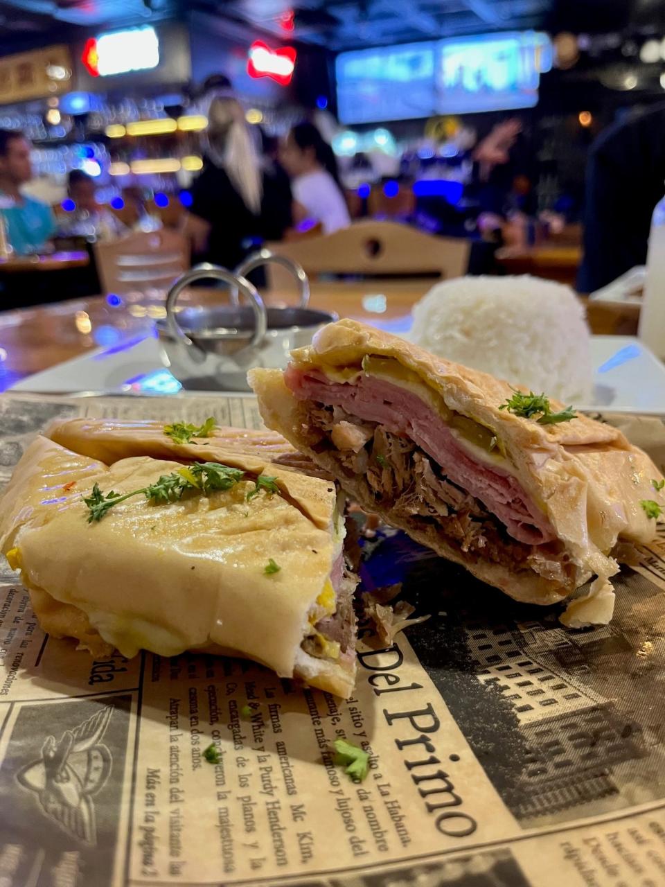 The Cuban sandwich from Cubans Be Like in Cypress Trace in Fort Myers