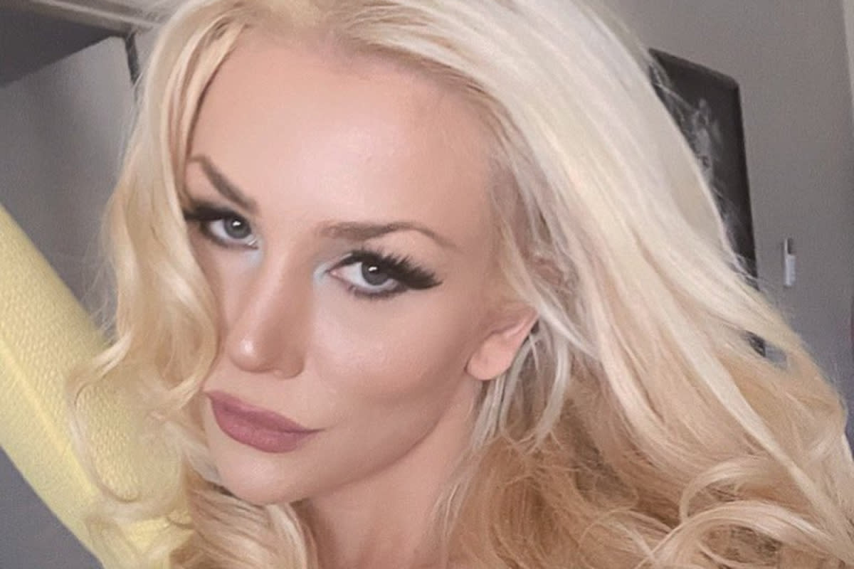 closeup selfie of Courtney Stodden