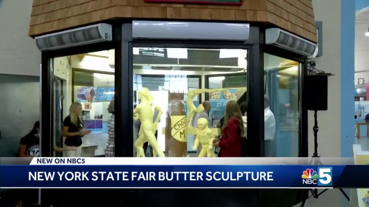 NY State Fair Unveils 2022 Butter Sculpture – NBC New York