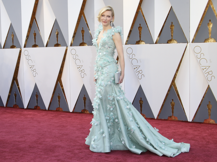 Cate Blanchett at the 2016 Oscars (Photo: Getty)