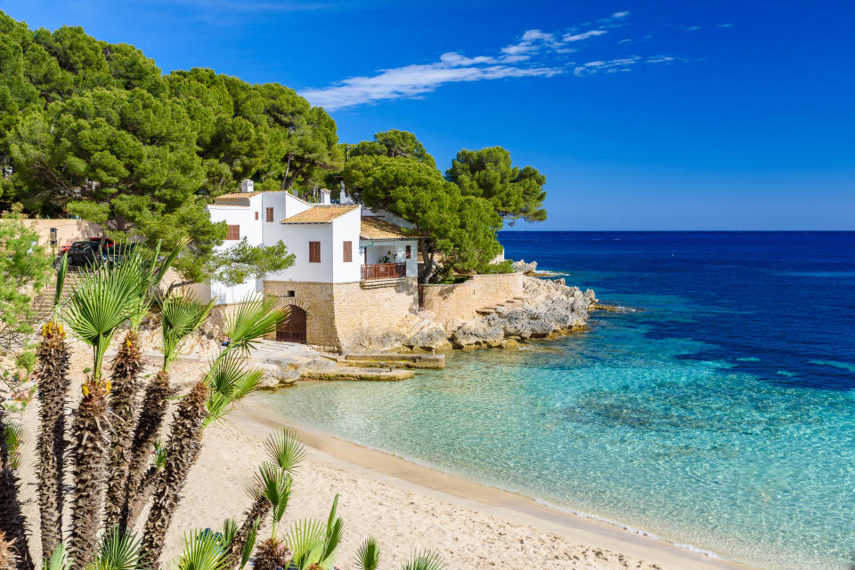 Cala Gat at Ratjada - beautiful beach and coast of Mallorca, Spain property