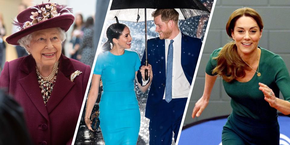 <p>Between Prince Harry and Meghan Markle <a href="https://www.townandcountrymag.com/society/tradition/a31946699/prince-harry-meghan-markle-royal-life-coronavirus-transition/" rel="nofollow noopener" target="_blank" data-ylk="slk:stepping back from their senior roles;elm:context_link;itc:0;sec:content-canvas" class="link ">stepping back from their senior roles</a> and both Prince William and Prince Charles contracting (<a href="https://www.townandcountrymag.com/society/tradition/a31976624/prince-charles-out-of-isolation-coronavirus/" rel="nofollow noopener" target="_blank" data-ylk="slk:and recovering from;elm:context_link;itc:0;sec:content-canvas" class="link ">and recovering from</a>) COVID-19, 2020 has been unprecedented in so many ways for the British royal family. Here, the most notable photos from the royals' year.</p>