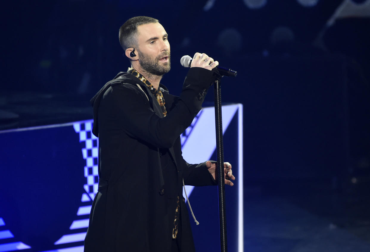 Maroon 5 reportedly wasn’t the NFL’s first choice for the Super Bowl halftime show this year. (Photo by Chris Pizzello/Invision/AP)