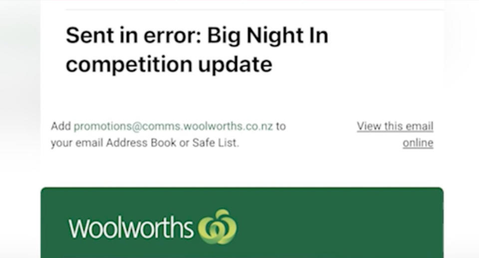 Woolworths revokes 80,000 prizes 'mistakenly' awarded to shoppers Source: Stuff.co.nz
