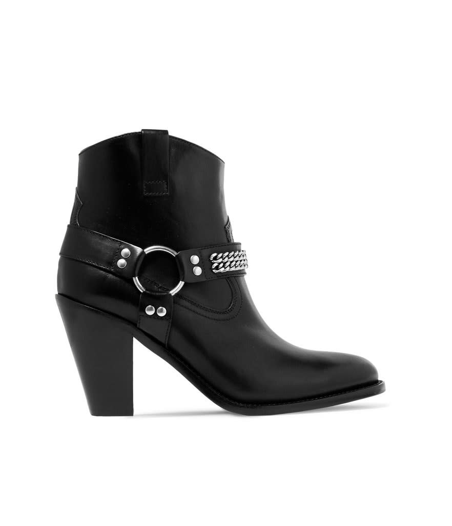 Saint Laurent Curtis leather ankle boots