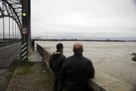 Il Po a Sannazzaro, vicino a Pavia (AP Photo/Luca Bruno).