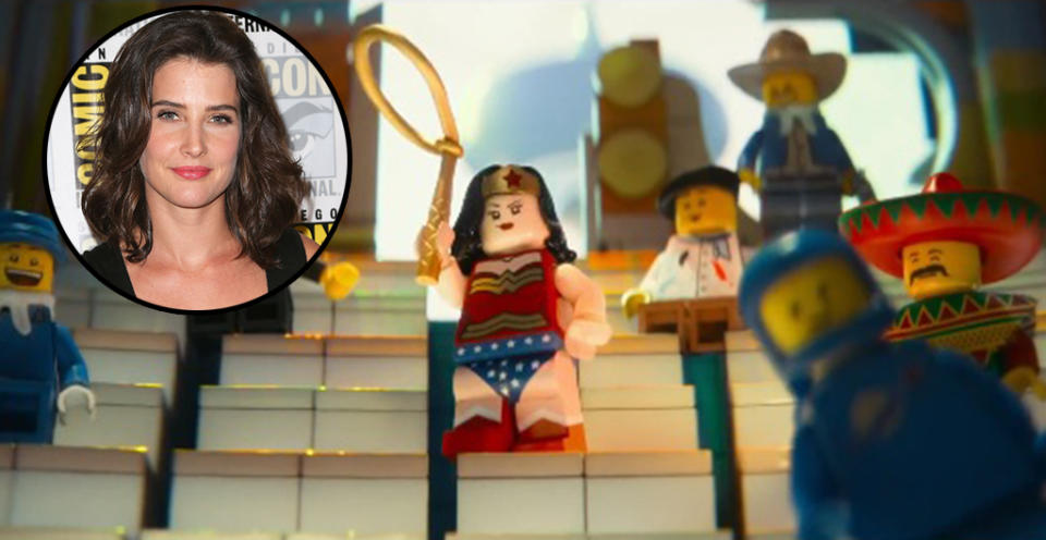 Cobie Smulders voices Wonder Woman in 'The LEGO Movie'